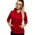 Damen Zip-Up Hoodie Jacke | lässige Kapuzen-Sweatjacke